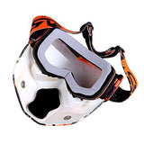 Motorcycle Goggles Mask, Detachable for Motocross Helmet Goggles use, Tactical Airsoft Goggles Mask: GK_T815-25
