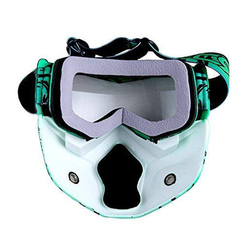 Motorcycle Goggles Mask, Detachable for Motocross Helmet Goggles use, Tactical Airsoft Goggles Mask: GK_T815-25