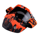 Motorcycle Goggles Mask, Detachable for Motocross Helmet Goggles use, Tactical Airsoft Goggles Mask: GK_T815-25
