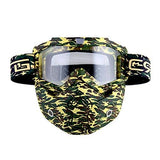 Motorcycle Goggles Mask, Detachable for Motocross Helmet Goggles use, Tactical Airsoft Goggles Mask: GK_T815-25