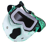 Motorcycle Goggles Mask, Detachable for Motocross Helmet Goggles use, Tactical Airsoft Goggles Mask: GK_T815-25