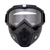 Motorcycle Goggles Mask, Detachable for Motocross Helmet Goggles use, Tactical Airsoft Goggles Mask: GK_T815-25