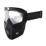 Motorcycle Goggles Mask, Detachable for Motocross Helmet Goggles use, Tactical Airsoft Goggles Mask: GK_T815-25