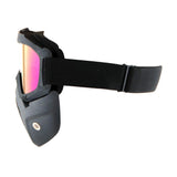 Motorcycle Goggles Mask, Detachable for Motocross Helmet Goggles use, Tactical Airsoft Goggles Mask: GK_T815-25