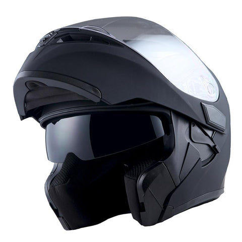 1Storm Motorcycle Modular Full Face Helmet Flip up Dual Visor Sun Shield Helmet: HB89