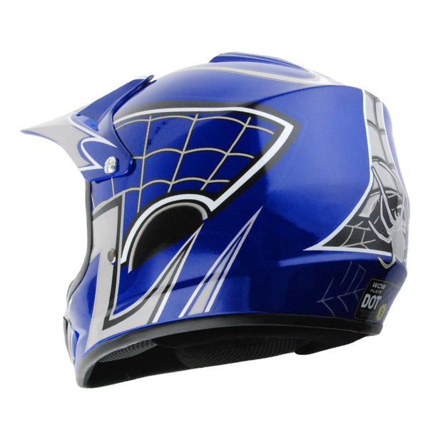 Spiderman dirt clearance bike helmet