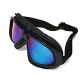 Motorcycle Goggles Scooter Mopeds Half Helmet Vintage Vespa Pilot Aviator Style: GK_T10