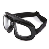 Motorcycle Goggles Scooter Mopeds Half Helmet Vintage Vespa Pilot Aviator Style: GK_T10