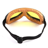 Motorcycle Goggles Scooter Mopeds Half Helmet Vintage Vespa Pilot Aviator Style: GK_T10