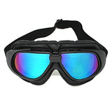 Motorcycle Goggles Scooter Mopeds Half Helmet Vintage Vespa Pilot Aviator Style: GK_T10