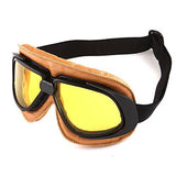 Motorcycle Goggles Scooter Mopeds Half Helmet Vintage Vespa Pilot Aviator Style: GK_T10