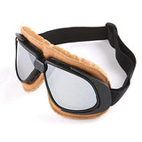 Motorcycle Goggles Scooter Mopeds Half Helmet Vintage Vespa Pilot Aviator Style: GK_T10