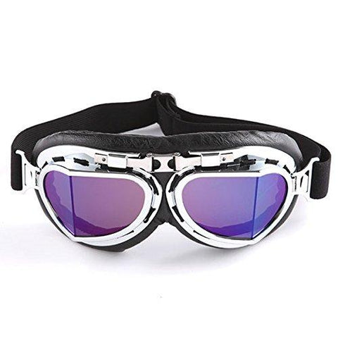 vespa goggles Motorcycle Goggles Scooter Mopeds Half Helmet Vintage Vespa Pilot Avia – Power Gear Motorsports