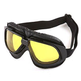 Motorcycle Goggles Scooter Mopeds Half Helmet Vintage Vespa Pilot Aviator Style: GK_T10
