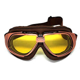 Motorcycle Goggles Scooter Mopeds Half Helmet Vintage Vespa Pilot Aviator Style: GK_T10