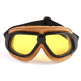 Motorcycle Goggles Scooter Mopeds Half Helmet Vintage Vespa Pilot Aviator Style: GK_T10
