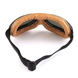 Motorcycle Goggles Scooter Mopeds Half Helmet Vintage Vespa Pilot Aviator Style: GK_T10