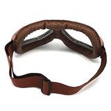 Motorcycle Goggles Scooter Mopeds Half Helmet Vintage Vespa Pilot Aviator Style: GK_T10