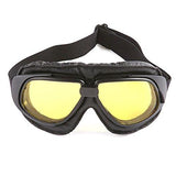 Motorcycle Goggles Scooter Mopeds Half Helmet Vintage Vespa Pilot Aviator Style: GK_T10