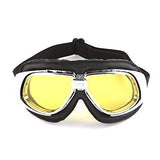 Motorcycle Goggles Scooter Mopeds Half Helmet Vintage Vespa Pilot Aviator Style: GK_T10
