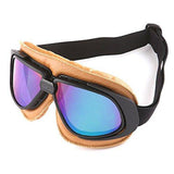 Motorcycle Goggles Scooter Mopeds Half Helmet Vintage Vespa Pilot Aviator Style: GK_T10