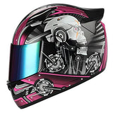 1STORM MOTORCYCLE BIKE FULL FACE HELMET MECHANIC: HJDJ11ABS