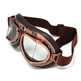Motorcycle Goggles Scooter Mopeds Half Helmet Vintage Vespa Pilot Aviator Style: GK_T008