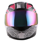 1STORM MOTORCYCLE BIKE FULL FACE HELMET BOOSTER: HG335ABS