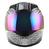 1STORM MOTORCYCLE BIKE FULL FACE HELMET BOOSTER: HG335ABS