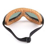 Motorcycle Goggles Scooter Mopeds Half Helmet Vintage Vespa Pilot Aviator Style: GK_T10