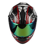 1STORM MOTORCYCLE BIKE FULL FACE HELMET MECHANIC: HJDJ11ABS