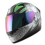 1STORM MOTORCYCLE BIKE FULL FACE HELMET BOOSTER: HG335ABS