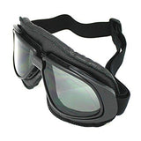 Motorcycle Goggles Scooter Mopeds Half Helmet Vintage Vespa Pilot Aviator Style: GK_T10