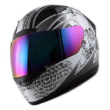 1STORM MOTORCYCLE BIKE FULL FACE HELMET BOOSTER: HG335ABS