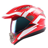 Dual Sport Helmet Motorcycle Full Face Motocross Off Road Bike: HGXP-14A