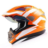 Dual Sport Helmet Motorcycle Full Face Motocross Off Road Bike: HGXP-14A