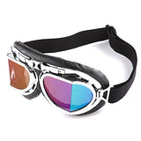Motorcycle Goggles Scooter Mopeds Half Helmet Vintage Vespa Pilot Aviator Style: GK_T008