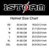 1STORM MOTORCYCLE BIKE FULL FACE HELMET BOOSTER: HG335ABS