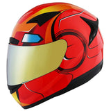 1STORM MOTORCYCLE BIKE FULL FACE HELMET BOOSTER: HG335ABS