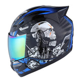 1STORM MOTORCYCLE BIKE FULL FACE HELMET MECHANIC: HJDJ11ABS