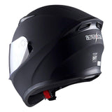 1Storm Motorcycle Street Bike Dual Visor/Sun Visor Full Face Helmet Mechanic: HJK316clear