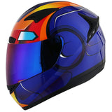 1STORM MOTORCYCLE BIKE FULL FACE HELMET BOOSTER: HG335ABS