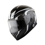 Martian Motorcycle Bluetooth Helmet Full Face Dual Visor with Bluetooth Headset 6 Riders intercom & 1000 Meter Communication: HM_BFULLFACE + Premium Leather Gloves