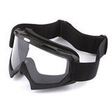 1Storm Motocross Adult Helmet Downhill Mountain Bike Helmet BMX MX ATV Dirt Bike Storm Style HF803 + Goggles + Skeleton Glove Bundle