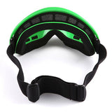 1Storm Adult Motocross Helmet BMX MX ATV Dirt Bike Helmet HF801 Racing Style + Goggles + Skeleton Glove Bundle