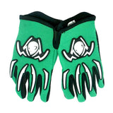 WOW Youth Motocross Helmet HJOY BMX MX ATV Dirt Bike Helmet Spider Web + Goggles + Martian Spider Glove Youth Bundle
