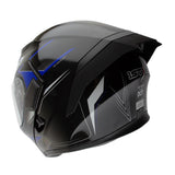 1Storm Motorcycle Modular Full Face Flip up Dual Visor Helmet + Spoiler: HB89