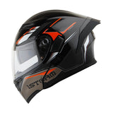 1Storm Motorcycle Modular Full Face Flip up Dual Visor Helmet + Spoiler: HB89