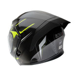 1Storm Motorcycle Modular Full Face Flip up Dual Visor Helmet + Spoiler: HB89