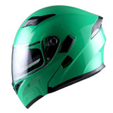 1Storm Motorcycle Modular Full Face Helmet Flip up Dual Visor Sun Shield Helmet: HB89